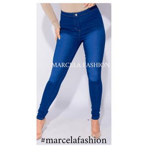 Hlače Jeggins Blue - Marcela Fashion