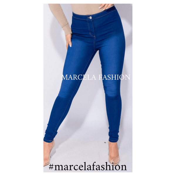 Hlače Jeggins Blue - Marcela Fashion